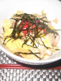 そばたれで親子丼-レシピのメイン写真