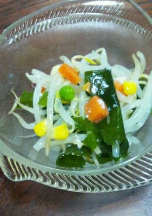 カラフル☆もやしの塩麹ナムル-レシピのメイン写真