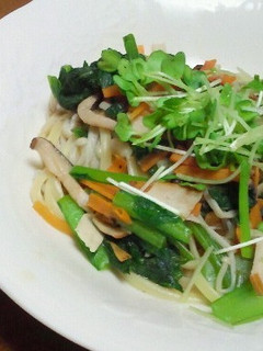 ガラスープで簡単☆中華風パスタ-レシピのメイン写真