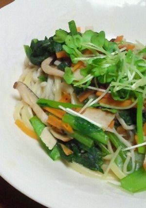ガラスープで簡単☆中華風パスタ-レシピのメイン写真