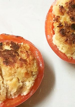 トマトの豆腐詰め-レシピのメイン写真