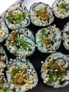そば巻 梅納豆-レシピのメイン写真