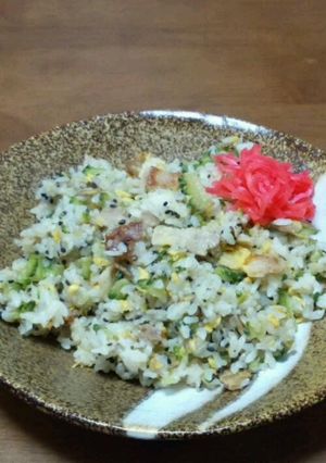 豚バラゴーヤごまごま炒飯-レシピのメイン写真