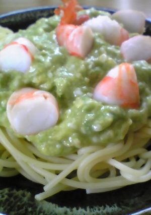 塩麹とアボカドの冷製パスタ-レシピのメイン写真