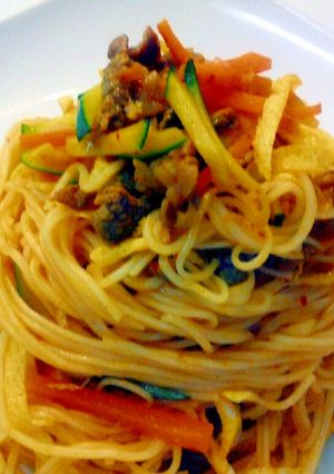 キムチそうめん-レシピのメイン写真