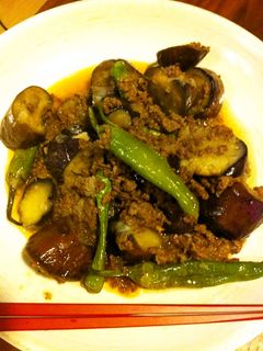 ナスとひき肉のさっぱり炒め-レシピのメイン写真