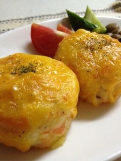 鮭とポテトのチーズ焼き-レシピのメイン写真