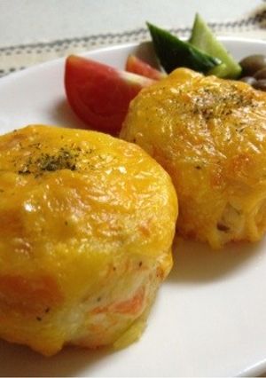 鮭とポテトのチーズ焼き-レシピのメイン写真