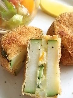 ズッキーニのあっさりポテトサラダフライ-レシピのメイン写真