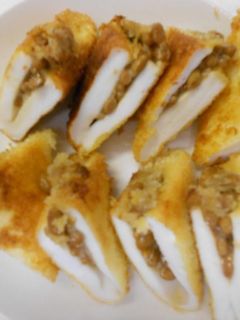 はんぺんの納豆はさみ揚げ-レシピのメイン写真