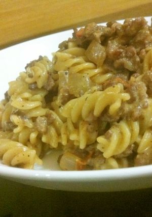 ザ・ジャンク！！豚ミンチとチーズのパスタ-レシピのメイン写真