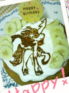 卵アレルギーでもキャラケーキ*ポケモン-レシピのメイン写真