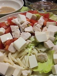野菜たっぷりサラダうどん-レシピのメイン写真