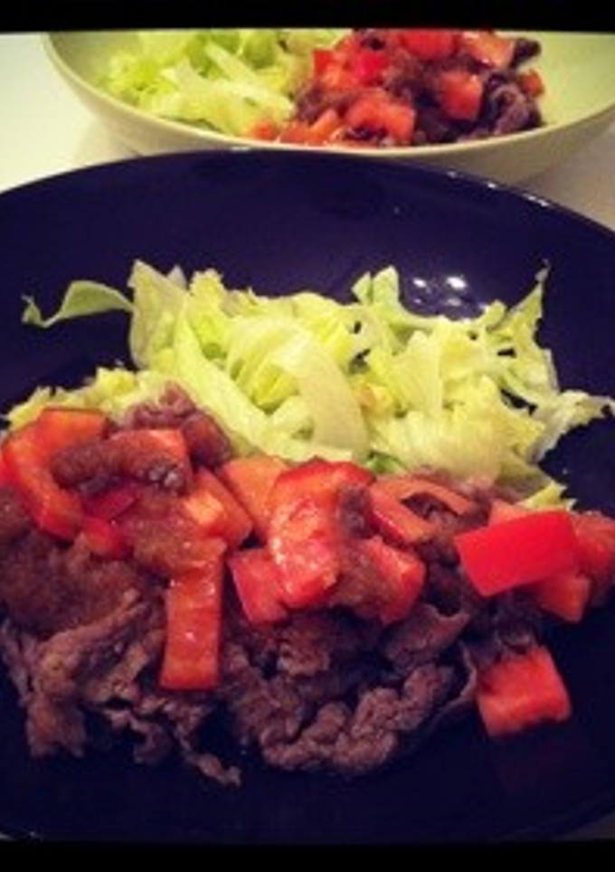 さっぱり☆牛肉のサラダ仕立て-レシピのメイン写真