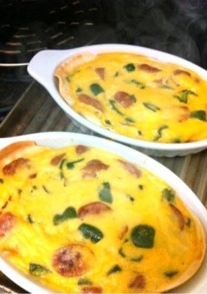 簡単！餃子の皮でキッシュ！-レシピのメイン写真