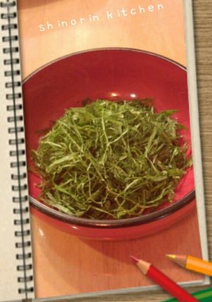 先っぽまできれいに切れる シソの切り方-レシピのメイン写真