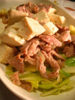 春キャベツと豆腐の炒め-レシピのメイン写真