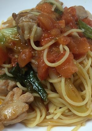 鶏のピリ辛パスタ☆-レシピのメイン写真