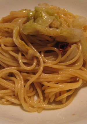 キャベツとアンチョビーのパスタ-レシピのメイン写真
