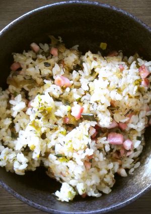 ジャコ・高菜チャーハン-レシピのメイン写真