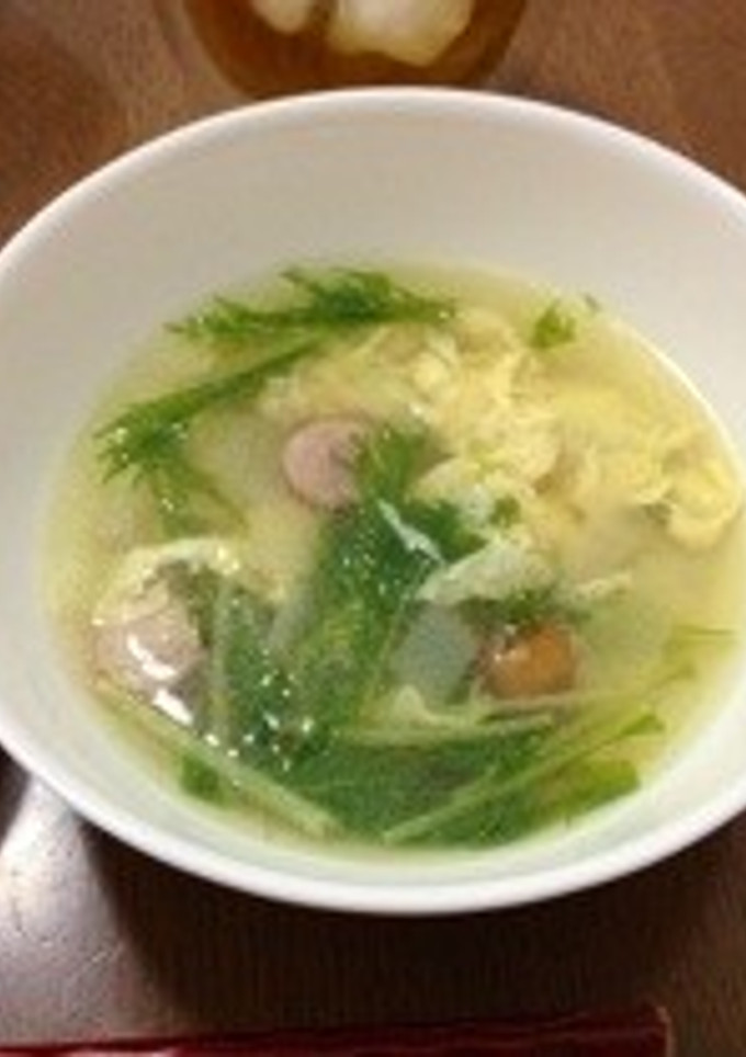 安い！簡単！ふんわり卵スープ♪-レシピのメイン写真