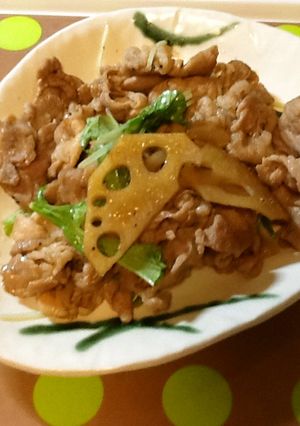 ぶうレンコンのシャキシャキ炒め-レシピのメイン写真
