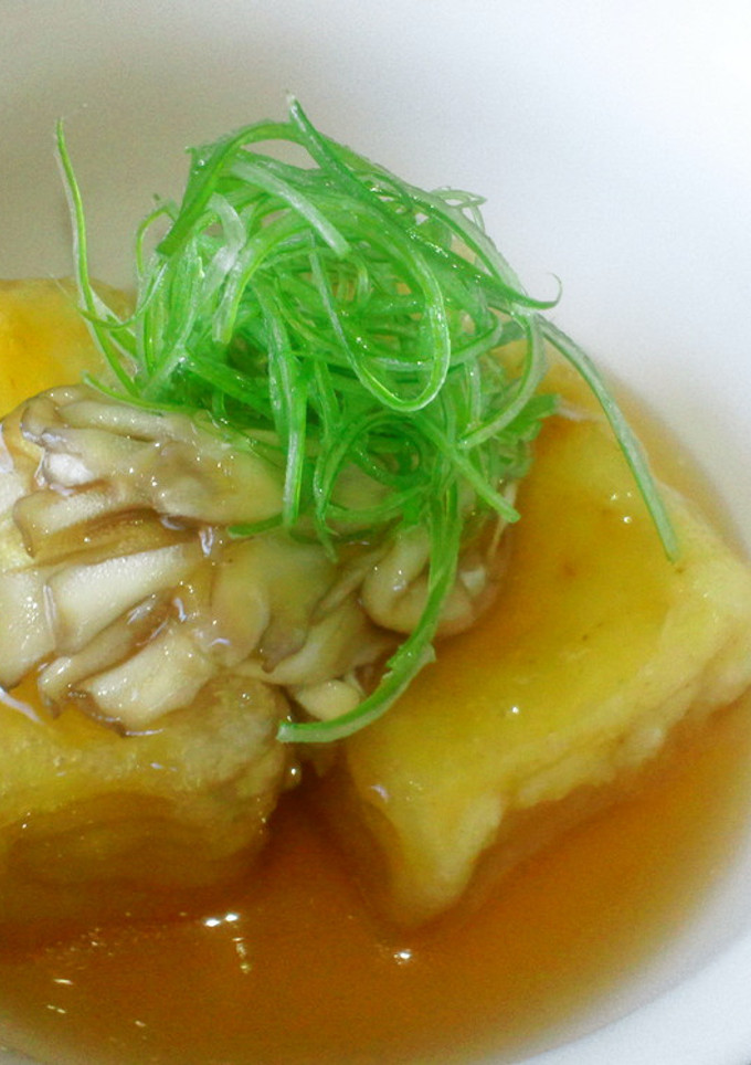きのこと高野豆腐の揚げ出し-レシピのメイン写真