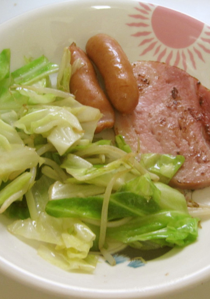 キャベツともやしの野菜炒め-レシピのメイン写真
