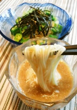 トロトロ★長芋と柚子胡椒のつけそうめん-レシピのメイン写真