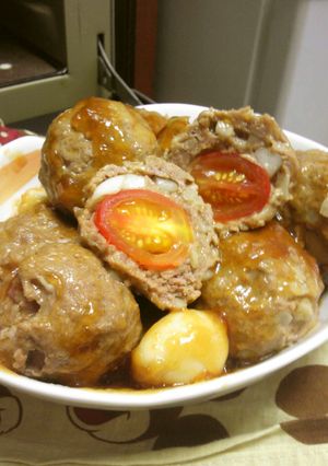 プチトマトの甘酢肉団子-レシピのメイン写真