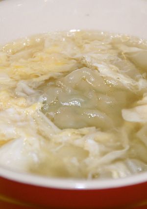鶏と卵のワンタンスープ-レシピのメイン写真