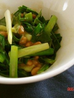 ねぎとにらの納豆サラダ-レシピのメイン写真