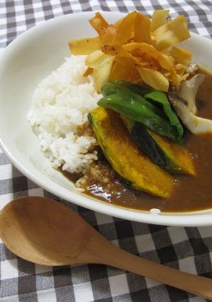 パリパリ食感が楽しい♪トッピングカレー-レシピのメイン写真
