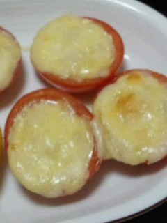 トマトチーズ焼き-レシピのメイン写真