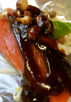 生鮭のホイル焼き@甘味噌-レシピのメイン写真