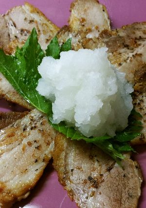 豚バラ肉のゆで豚を★大根おろしで★-レシピのメイン写真