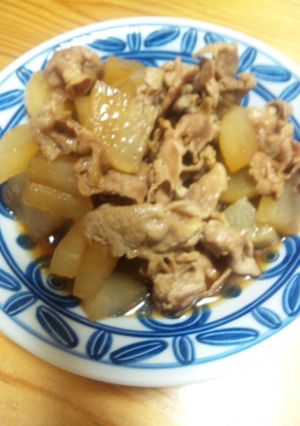 大根うすぎり豚バラ煮込み-レシピのメイン写真