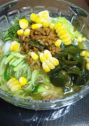 昆布茶スープのサッパリ冷やしソーメン-レシピのメイン写真