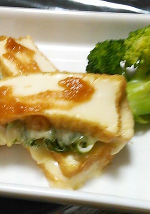 厚揚げのチーズ挟み焼き-レシピのメイン写真