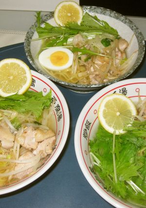 夏バテかいしょう　さっぱりラーメン-レシピのメイン写真