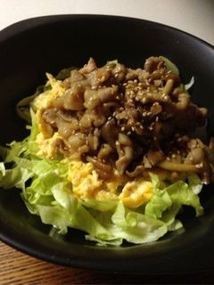 *カフェ風*簡単スタミナ豚丼!-レシピのメイン写真