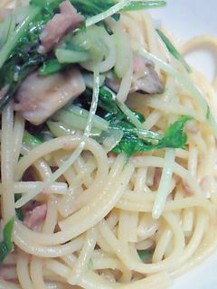 水菜とツナの和風パスタ★-レシピのメイン写真