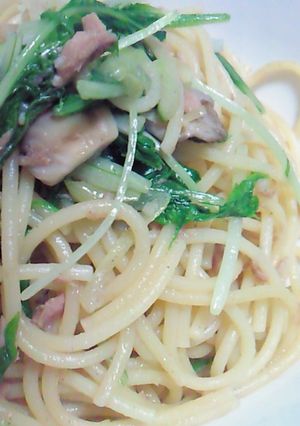 水菜とツナの和風パスタ★-レシピのメイン写真