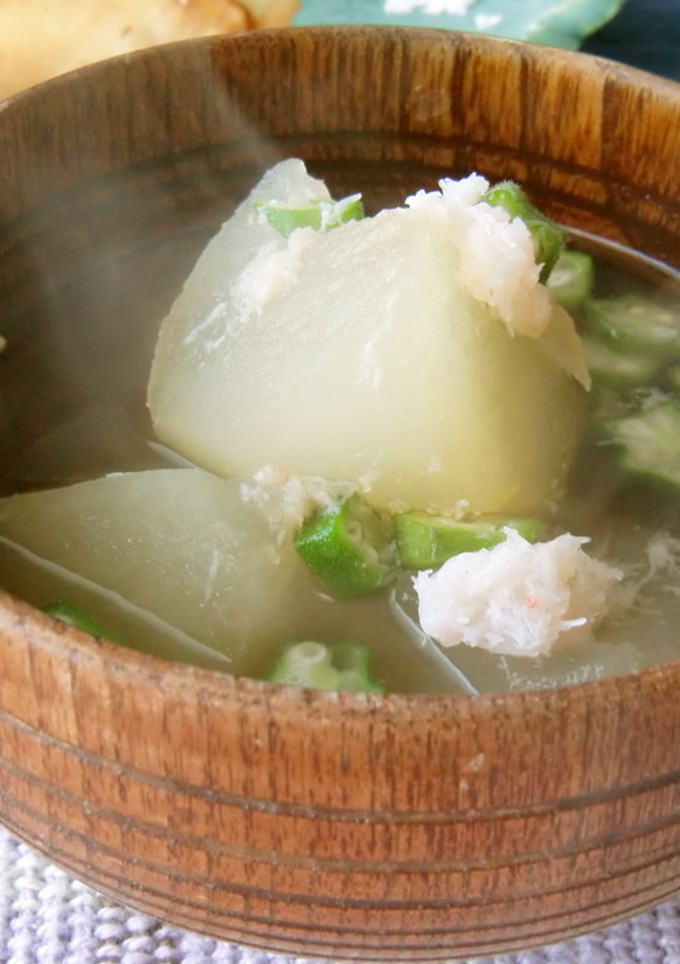 冬瓜とカニ缶のあっさり和風スープ-レシピのメイン写真