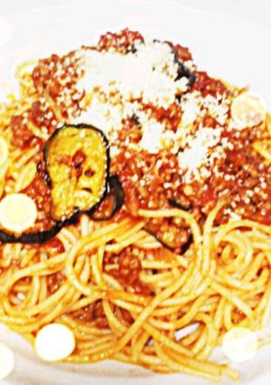 ミートスパゲッティ 茄子入り-レシピのメイン写真