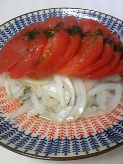 超簡単☆トマトとオニオンのマリネ-レシピのメイン写真