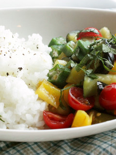 夏野菜のねこまんま-レシピのメイン写真