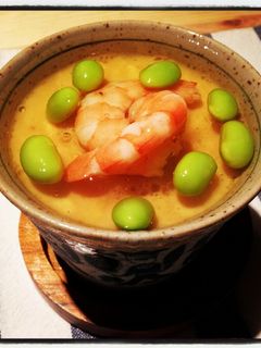 えびと枝豆の冷たい茶碗蒸し-レシピのメイン写真