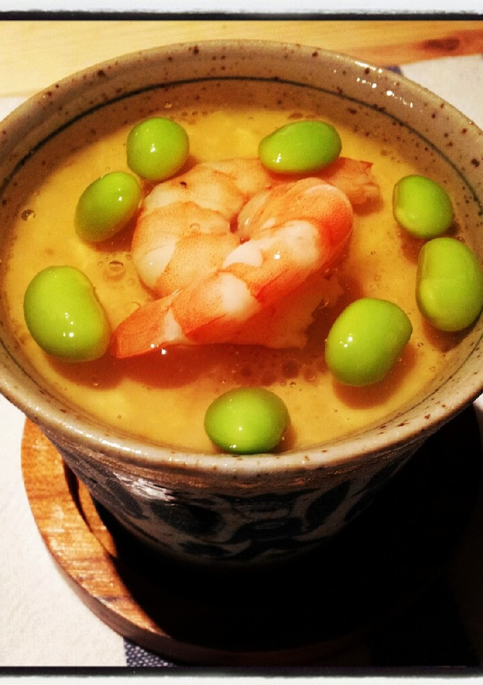 えびと枝豆の冷たい茶碗蒸し-レシピのメイン写真