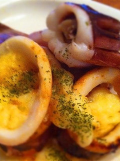 イカ焼きのクリームチーズとジャガ詰め-レシピのメイン写真